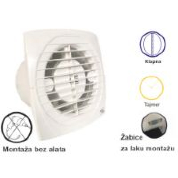 VENTILATOR S TAJMEROM OL A-120 T
