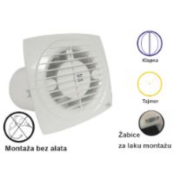 VENTILATOR S TAJMEROM OL A-100 T